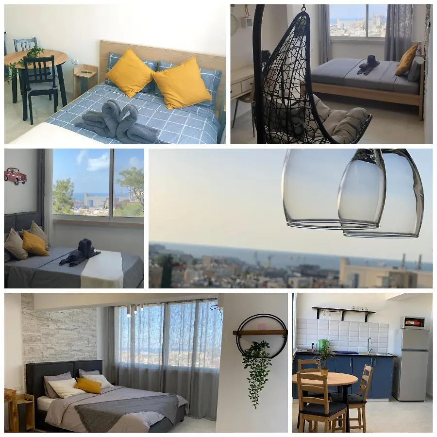 דירה Maya New Guest House -Panoramic Sea&Citycentre View, חיפה